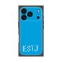 プレミアムスクエアケース［ オリジナル - ESTJ 幹部 - アルファベット - ブルー ］