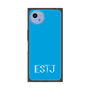 プレミアムスクエアケース［ オリジナル - ESTJ 幹部 - アルファベット - ブルー ］