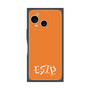 プレミアムスクエアケース［ オリジナル - ESTP 起業家 - アルファベット - オレンジ ］