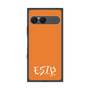 プレミアムスクエアケース［ オリジナル - ESTP 起業家 - アルファベット - オレンジ ］