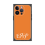 プレミアムスクエアケース［ オリジナル - ESFP エンターテイナー - アルファベット - オレンジ ］