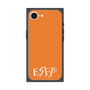 プレミアムスクエアケース［ オリジナル - ESFP エンターテイナー - アルファベット - オレンジ ］