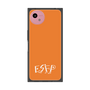 プレミアムスクエアケース［ オリジナル - ESFP エンターテイナー - アルファベット - オレンジ ］