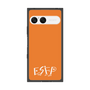 プレミアムスクエアケース［ オリジナル - ESFP エンターテイナー - アルファベット - オレンジ ］