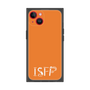 プレミアムスクエアケース［ オリジナル - ISFP 冒険家 - アルファベット - オレンジ ］