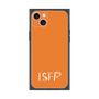 プレミアムスクエアケース［ オリジナル - ISFP 冒険家 - アルファベット - オレンジ ］