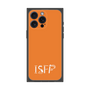 プレミアムスクエアケース［ オリジナル - ISFP 冒険家 - アルファベット - オレンジ ］