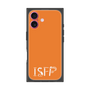 プレミアムスクエアケース［ オリジナル - ISFP 冒険家 - アルファベット - オレンジ ］