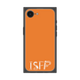プレミアムスクエアケース［ オリジナル - ISFP 冒険家 - アルファベット - オレンジ ］
