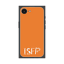 プレミアムスクエアケース［ オリジナル - ISFP 冒険家 - アルファベット - オレンジ ］