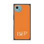 プレミアムスクエアケース［ オリジナル - ISFP 冒険家 - アルファベット - オレンジ ］