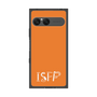 プレミアムスクエアケース［ オリジナル - ISFP 冒険家 - アルファベット - オレンジ ］