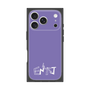 プレミアムスクエアケース［ オリジナル - ENTJ 指揮官 - アルファベット - パープル ］