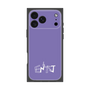 プレミアムスクエアケース［ オリジナル - ENTJ 指揮官 - アルファベット - パープル ］