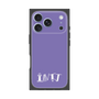 プレミアムスクエアケース［ オリジナル - INTJ 建築家 - アルファベット - パープル ］