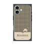 プレミアムスクエアケース［ ぼのぼの - ぼのぼのと千鳥格子 - ブラック ］