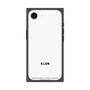 プレミアムスクエアケース［ KLON - ロゴ - ホワイト ］