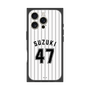 プレミアムスクエアケース［ 千葉ロッテマリーンズ - #47 SUZUKI ］