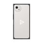 プレミアムスクエアケース［ オリジナル - caseplayロゴ - ホワイト/C ］