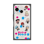 プレミアムスクエアケース［ アンデッドアンラック - ミニキャラ - 総柄 ］
