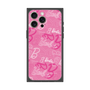 プレミアムスクエアケース［ Barbie - ロゴパターン1 ］