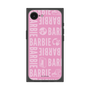 プレミアムスクエアケース［ Barbie - ロゴパターン3 ］