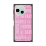 プレミアムスクエアケース［ Barbie - ロゴパターン3 ］