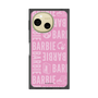プレミアムスクエアケース［ Barbie - ロゴパターン3 ］