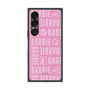 プレミアムスクエアケース［ Barbie - ロゴパターン3 ］