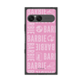 プレミアムスクエアケース［ Barbie - ロゴパターン3 ］