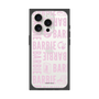プレミアムスクエアケース［ Barbie - ロゴパターン3 - クリア ］