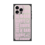 プレミアムスクエアケース［ Barbie - ロゴパターン3 - クリア ］