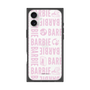 プレミアムスクエアケース［ Barbie - ロゴパターン3 - クリア ］
