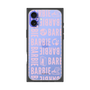 プレミアムスクエアケース［ Barbie - ロゴパターン3 - クリア ］
