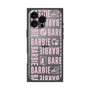 プレミアムスクエアケース［ Barbie - ロゴパターン3 - クリア ］