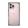 プレミアムスクエアケース［ Barbie - ロゴパターン3 - クリア ］