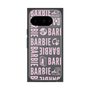 プレミアムスクエアケース［ Barbie - ロゴパターン3 - クリア ］