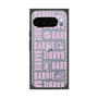 プレミアムスクエアケース［ Barbie - ロゴパターン3 - クリア ］