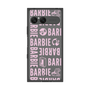 プレミアムスクエアケース［ Barbie - ロゴパターン3 - クリア ］