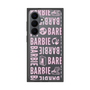 プレミアムスクエアケース［ Barbie - ロゴパターン3 - クリア ］