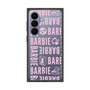 プレミアムスクエアケース［ Barbie - ロゴパターン3 - クリア ］