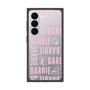 プレミアムスクエアケース［ Barbie - ロゴパターン3 - クリア ］