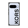 プレミアムスクエアケース［ MICHAEL KORS - Logo - Black ］