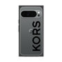 プレミアムスクエアケース［ MICHAEL KORS - Logo - Black ］