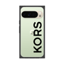 プレミアムスクエアケース［ MICHAEL KORS - Logo - Black ］