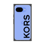 プレミアムスクエアケース［ MICHAEL KORS - Logo - Black ］