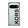 プレミアムスクエアケース［ MICHAEL KORS - Logo - Black ］
