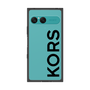プレミアムスクエアケース［ MICHAEL KORS - Logo - Black ］