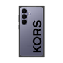 プレミアムスクエアケース［ MICHAEL KORS - Logo - Black ］