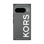 プレミアムスクエアケース［ MICHAEL KORS - Logo - White ］